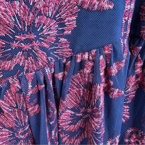 Altard State Embroidered Halter Sleeveless Maxi Dress, Small - Picture 5 of 13